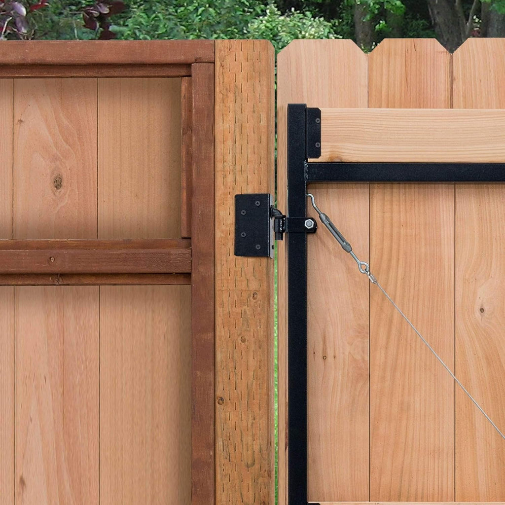 Adjustable Steel Frame Gate for Doorway and Driveway, 60-96 Inches Wide, 6 Inches High, 3 Pack H34525
