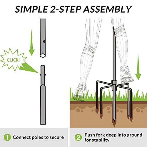 String Light Poles with Hook for Outdoor Garden Party E583