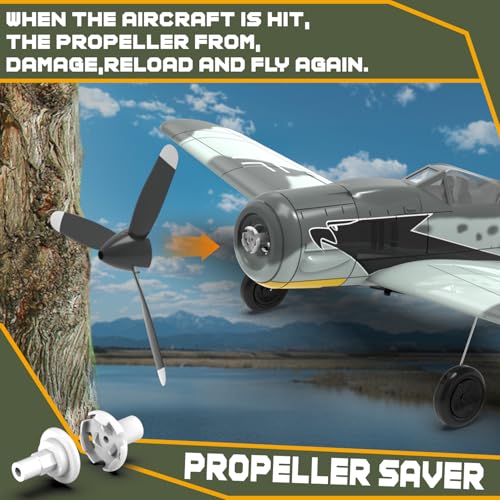 RC Plane 4-CH Remote Control Airplane Ready to Fly with Stabilization System for Beginners O911903