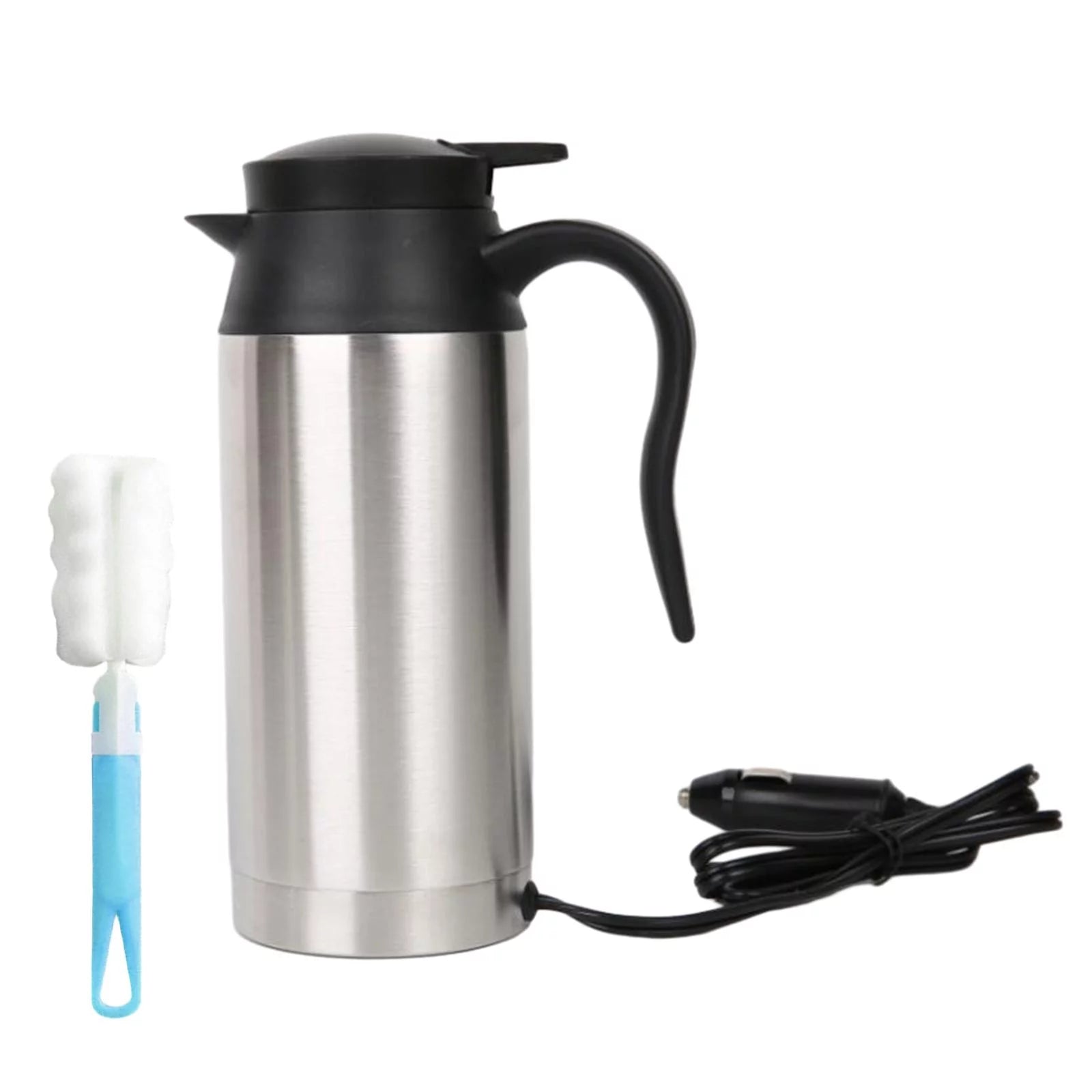 Car Kettle Stainless Steel Heated Mug for Travel Camping X3583
