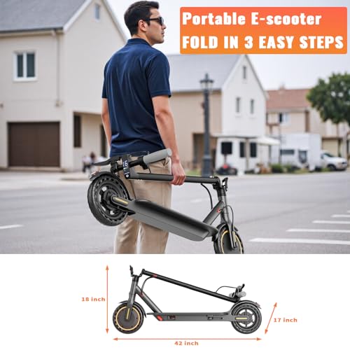 Foldable Electric Scooter for Adults, 22 MPH, 22 Miles Range A144