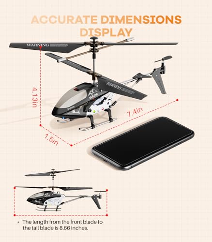RC Helicopter with Altitude Hold, 3.5 Channel for Kids L2362
