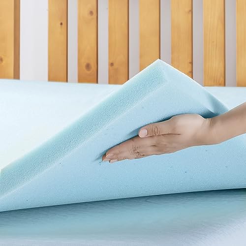 Queen Size 3 Inch Ventilated Memory Foam Mattress Topper V52104