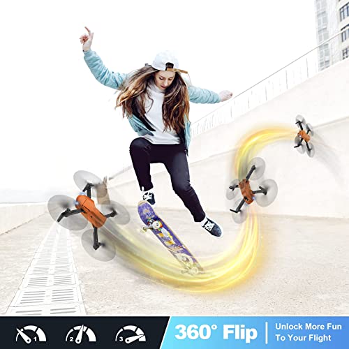 Drone with 1080P HD Camera, Foldable, Carrying Case, 2 Batteries O8650