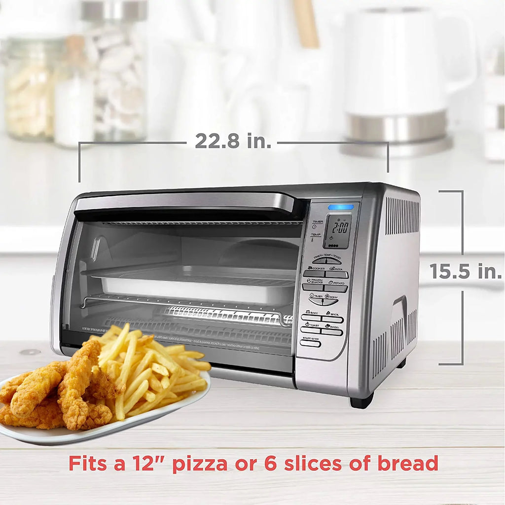 Countertop Convection Toaster Oven for Bake Broil and Toast U12778
