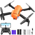Drone with 1080P HD Camera, Foldable, Carrying Case, 2 Batteries O8650