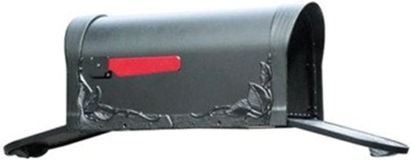 Floral Curbside Mailbox with Two Doors
