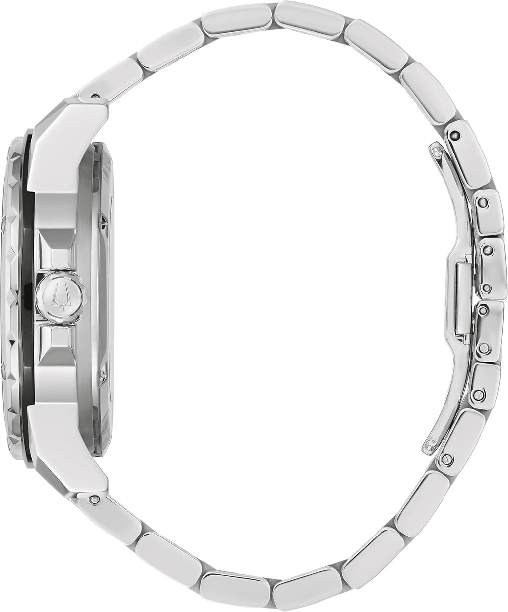 Men's Automatic Stainless Steel Watch with Blue Sunray Dial S690334