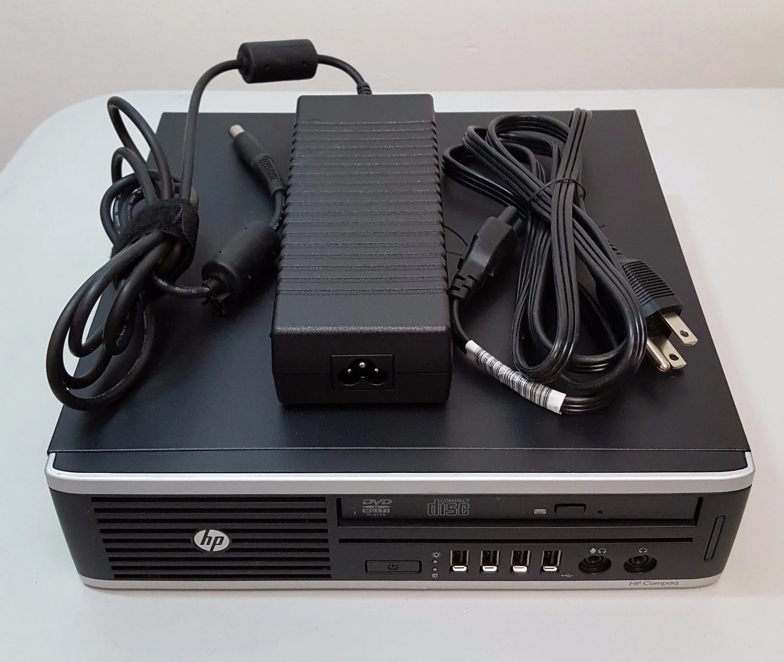 Refurbished Ultra Slim Mini Desktop Computer, Core i5, 8GB RAM, 500GB HDD, Dual 17" LCD, WiFi, Bluetooth, Win10 Home D265