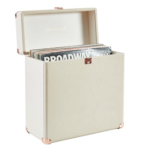 Vinyl Record Storage and Carrying Case, Holds 30 Albums H2930