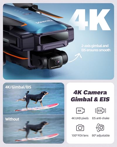 Drone with 6K Camera, 3-Axis Gimbal, 70Mins Flight Time M21746