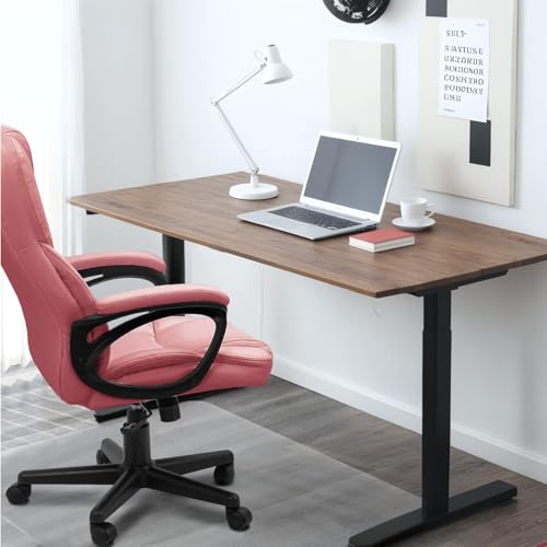 Office Executive Chair High Back Adjustable Swivel PU Leather with Lumbar Support I3854