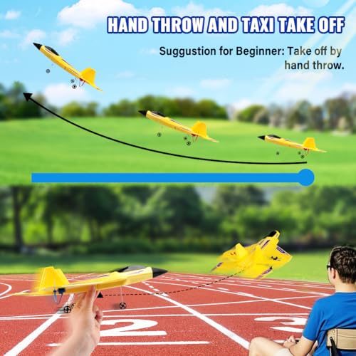 F22 RC Airplane Fighter, 2.4Ghz 2 Channel Remote Control Plane for Kids Beginners Y282