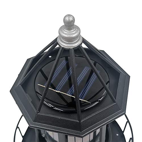 Solar LED Rotating Lighthouse Light, Waterproof for Garden, Courtyard, Lawn U753