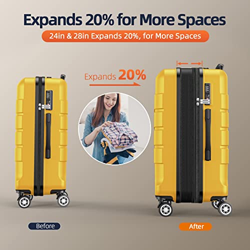 Expandable Luggage Set with TSA Lock A418040