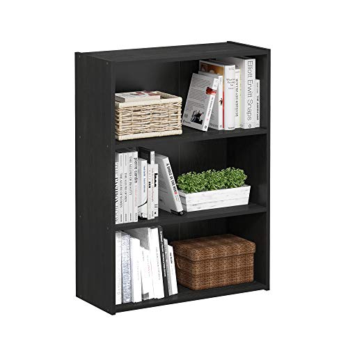 3-Tier Open Shelf Bookcase, Americano E787305