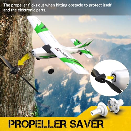 RC Plane Trainer 3CH Remote Control Airplane with 6-Axis Gyro Stabilizer C39075