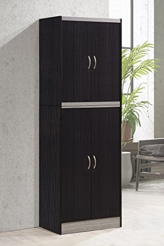 4 Door Kitchen Pantry with Four Shelves E56107