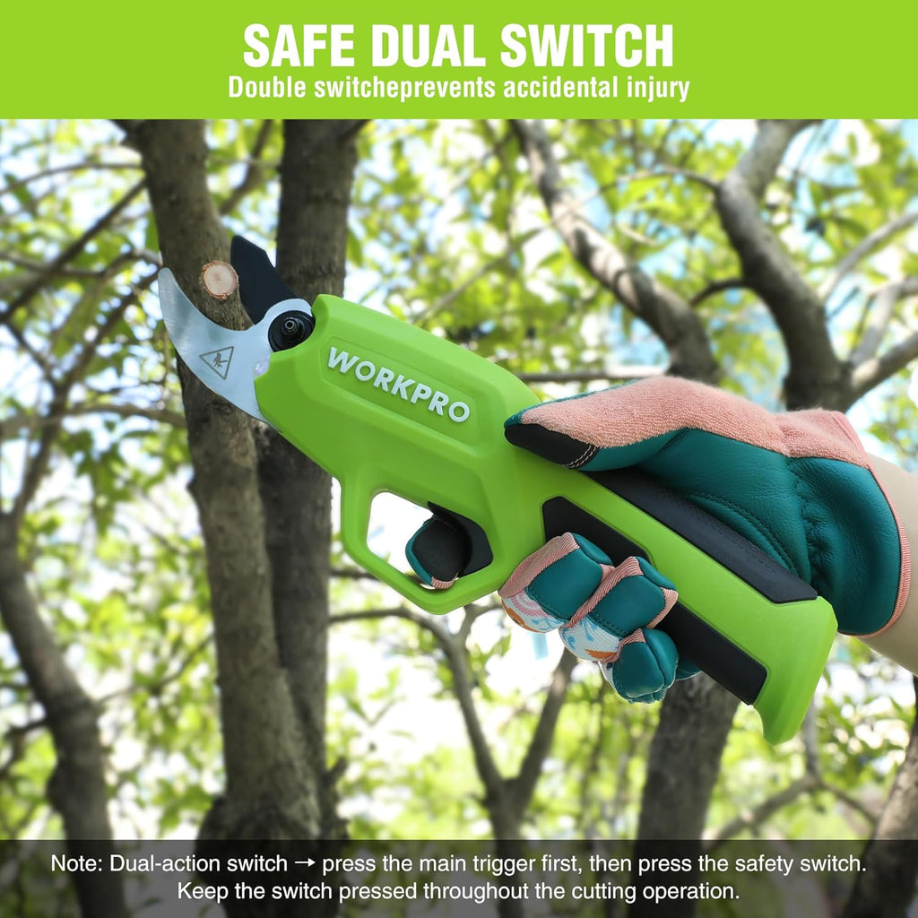 Electric Pruning Shears, Cordless Tree Pruner with Rechargeable Battery L638
