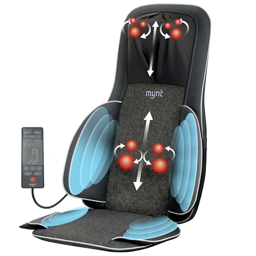 3D Shiatsu Neck and Back Massager with Heat for Chair U9478