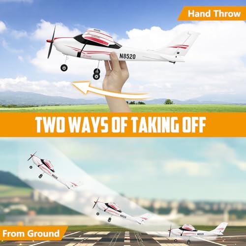 RC Airplane Ready to Fly, 2.4GHz Remote Control Glider for Kids W3947