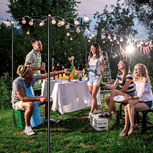 String Light Poles with Hook for Outdoor Garden Party E583