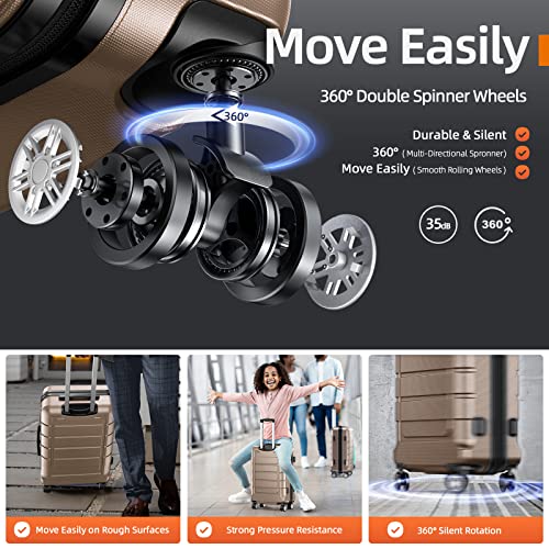 Expandable Luggage Set with TSA Lock A418040
