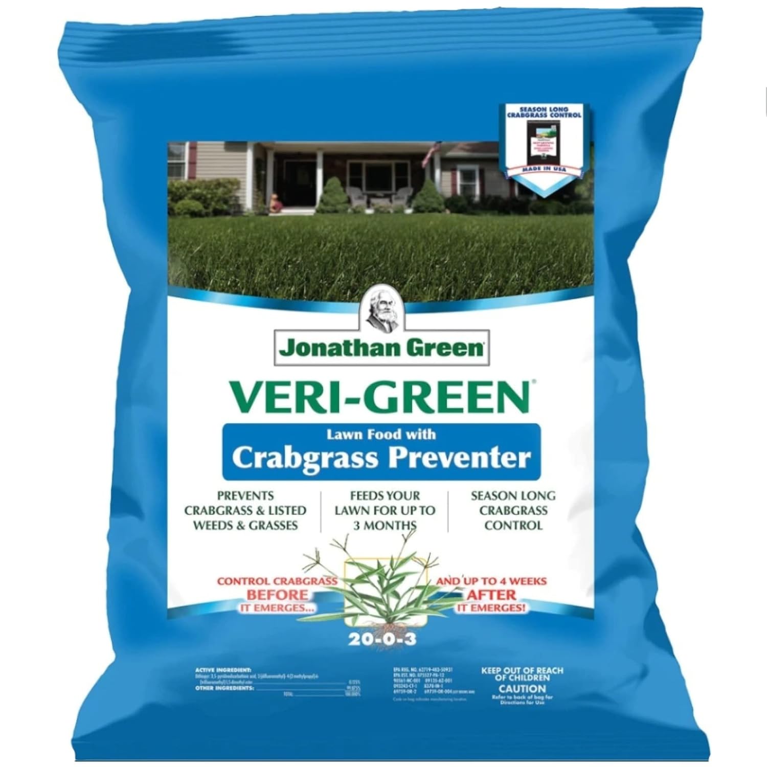 Lawn Fertilizer Program for Acidic Lawns, 5,000 sq ft Coverage, Pack of 4 V96397