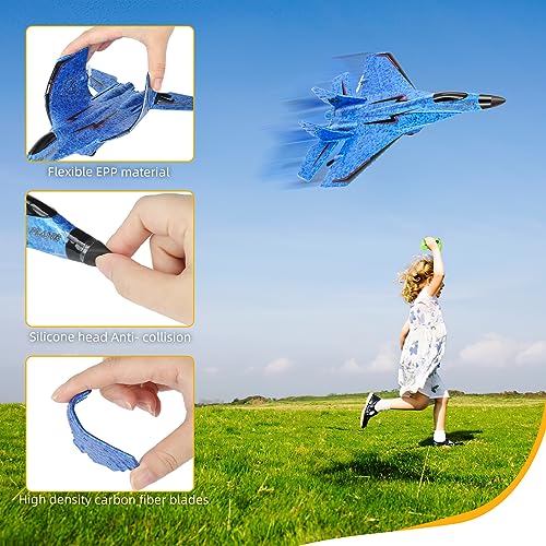 RC Plane 2.4GHz Foam Fighter Jet Toy with Lights P107347