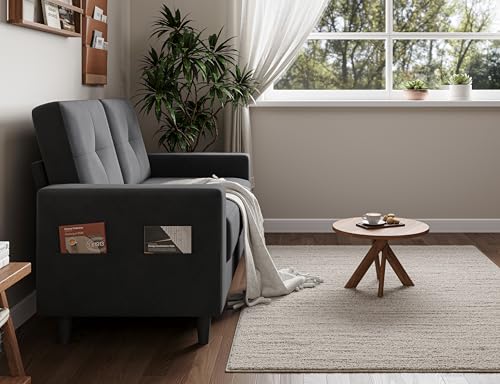 Small Loveseat Sofa 53" 2 Seater Couch for Bedroom, Apartment, Office, Living Room D122