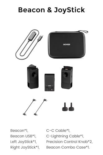 Beacon & Joystick Set – Lightweight Motion Controller with Real-Time Display for Outdoor Filming F545488