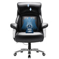 Big and Tall Office Chair Heavy Duty Leather Executive Desk Chair with Wide Seat and Adjustable Headrest R315