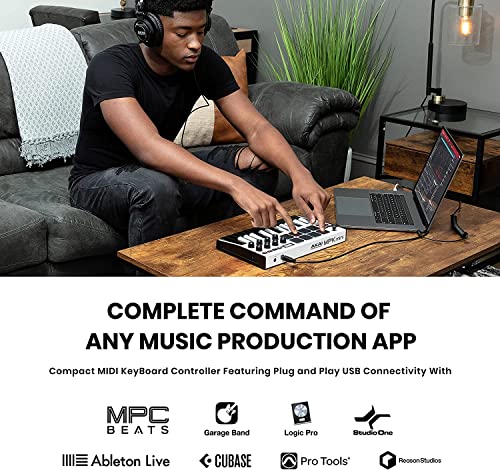 MIDI Keyboard Controller with Sustain Pedal Bundle H101