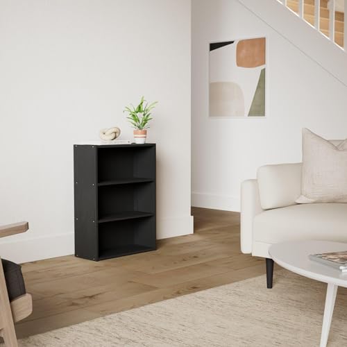 3-Tier Open Shelf Bookcase, Americano E787305