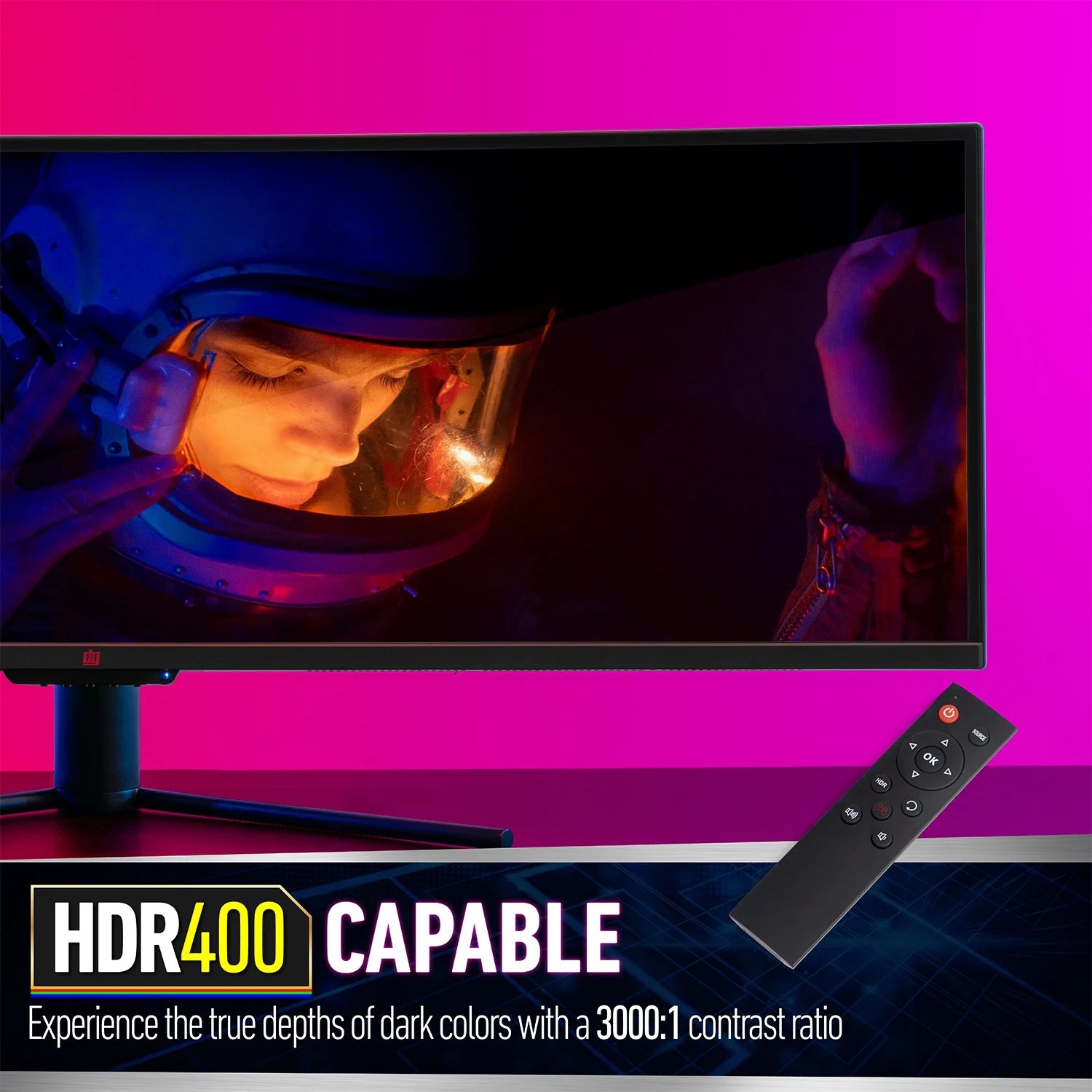 49" Curved Ultrawide 5K Gaming Monitor, 32:9, 120 Hz, Adjustable H16120