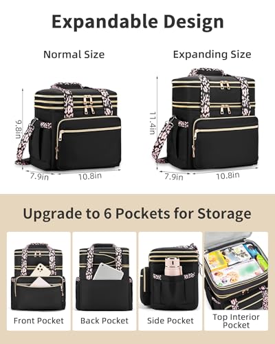 Tactical Expandable Insulated Lunch Bag, Waterproof Cooler for Work and Outdoor, 15L K52184