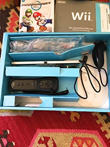 Wii Console with Mario Kart Wii Bundle - White C99852