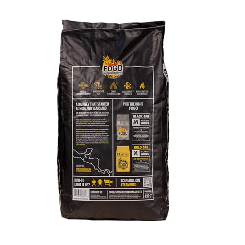 Oak Lump Charcoal for Grilling and Smoking, 17.6 lb Bag V54657