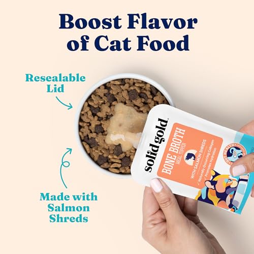Bone Broth Cat Food Topper with Chicken and Collagen, 12ct T18168