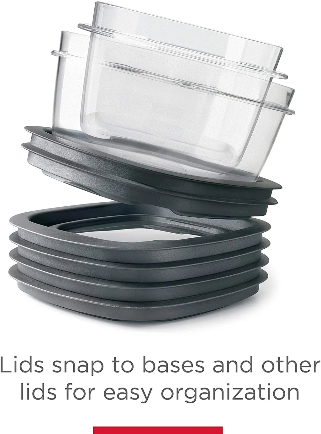 Food Storage Containers Variety Set of 5, Clear Meal Prep N23819