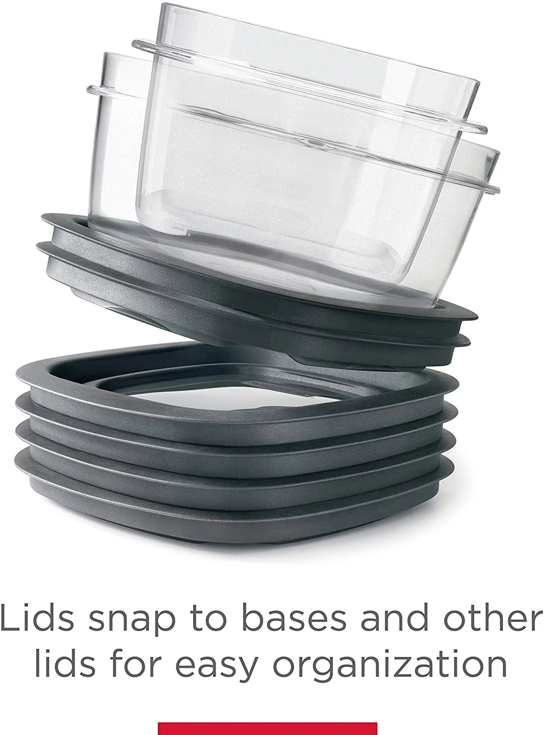 Food Storage Containers Variety Set of 5, Clear Meal Prep N23819
