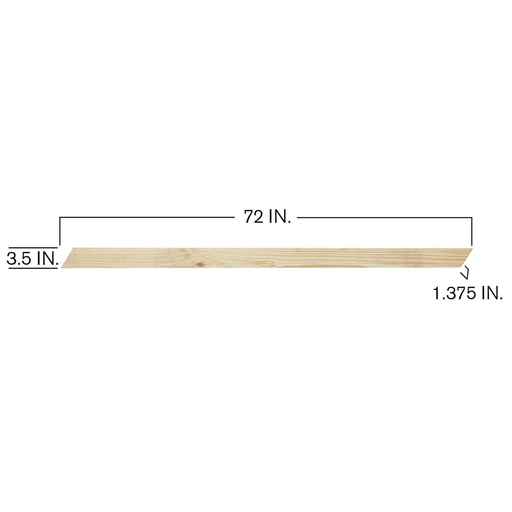 Pressure-Treated Pine Stair Rails with Black Brackets W6455