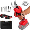 Electric Pruning Shears, Cordless Power Pruner 1.18"（30mm） Cutting Diameter with Brushless Motor & Two 2.0Ah Batteries, Battery Powered Pruning Shears with Replacement Blades Set for Gardening