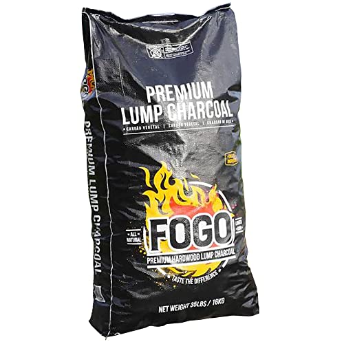 Oak Lump Charcoal for Grilling and Smoking, 17.6 lb Bag V54657