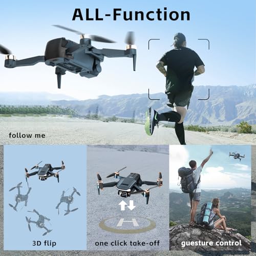 Brushless Motor Drone with 4K HD Camera for Beginners J3450