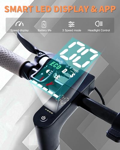 Electric Scooter for Adults, 500W Motor, Folding with Dual Suspension D383