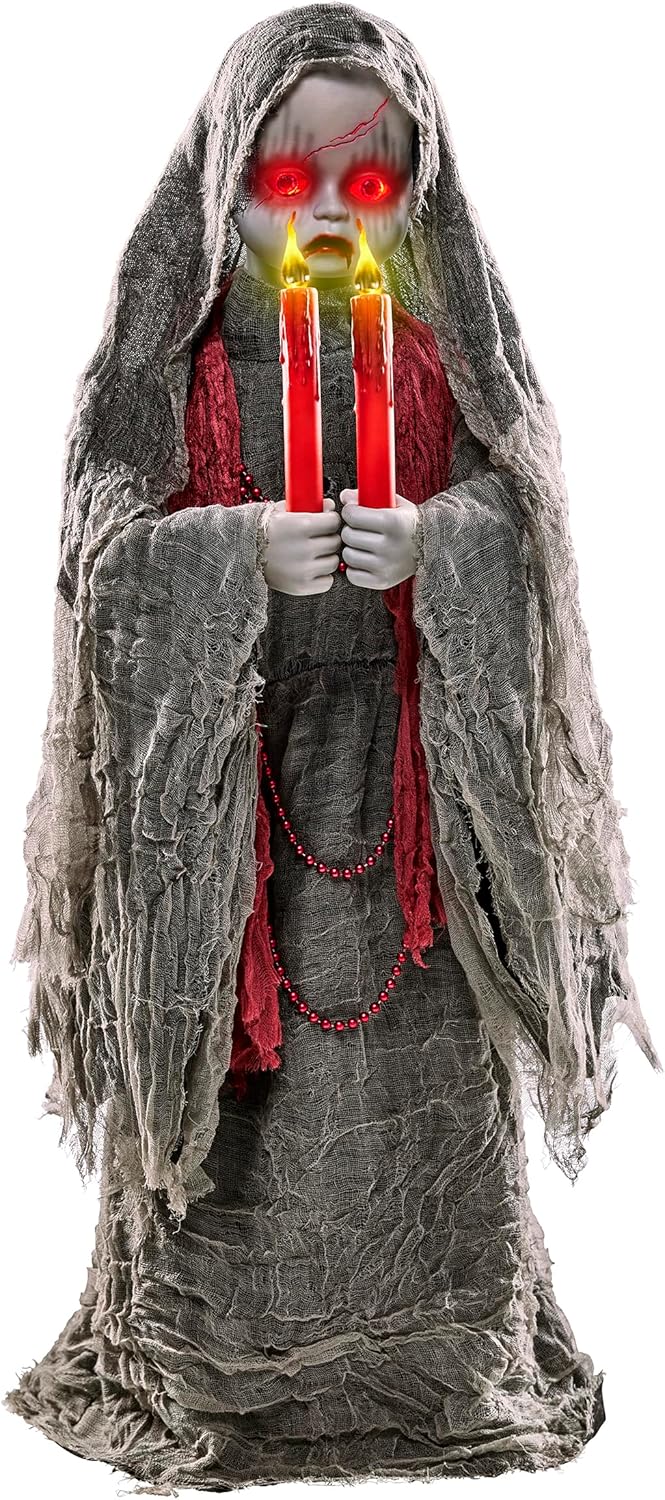 Grave Watcher Animatronic with Light Up LEDs and Motion S45764