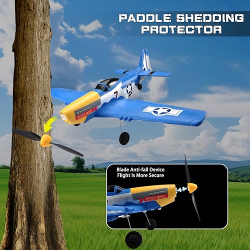 RC Plane 4 Channel Remote Control Airplane with 6-Axis Gyro M949653