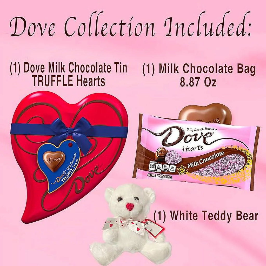 Valentine's Day Chocolate Gift Bundle with Teddy Bear T88129