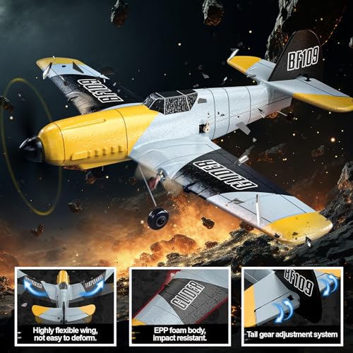 3 Channel Remote Control Airplane with 6-axis Gyro, RTF for Beginners V147